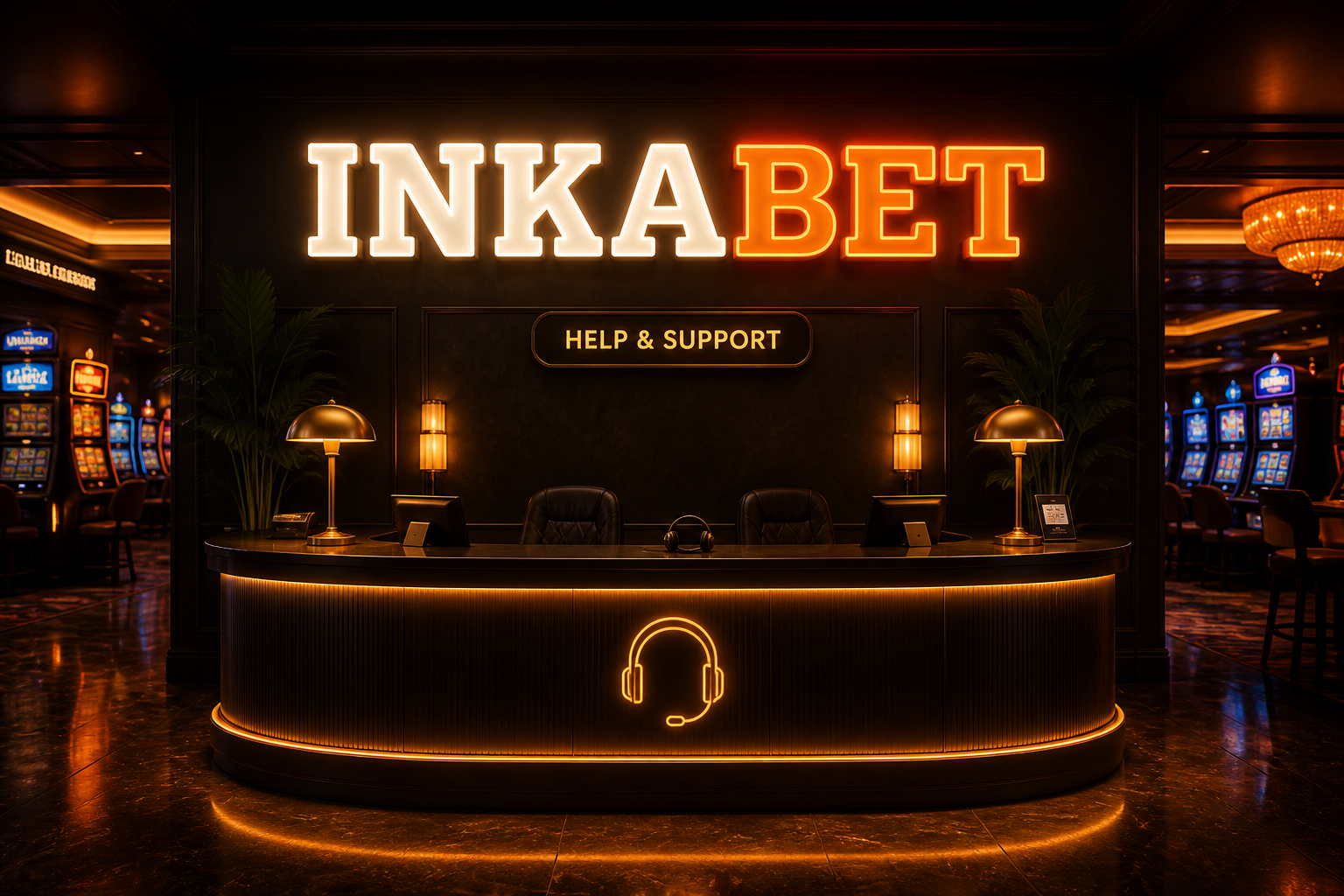 Inkabet casino support floor