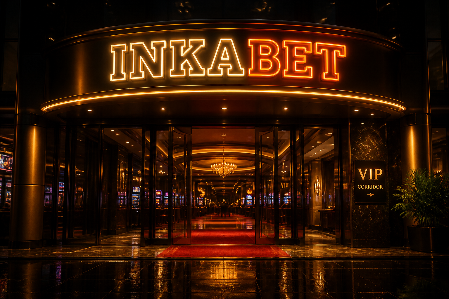 Inkabet login lobby entrance
