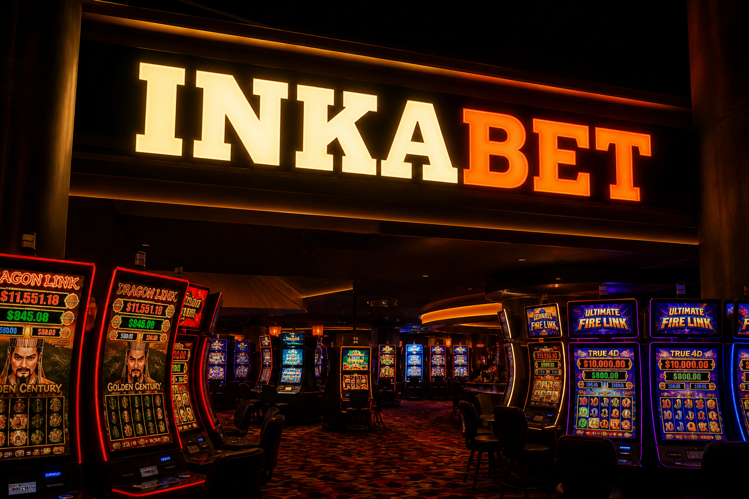 Inkabet slots floor